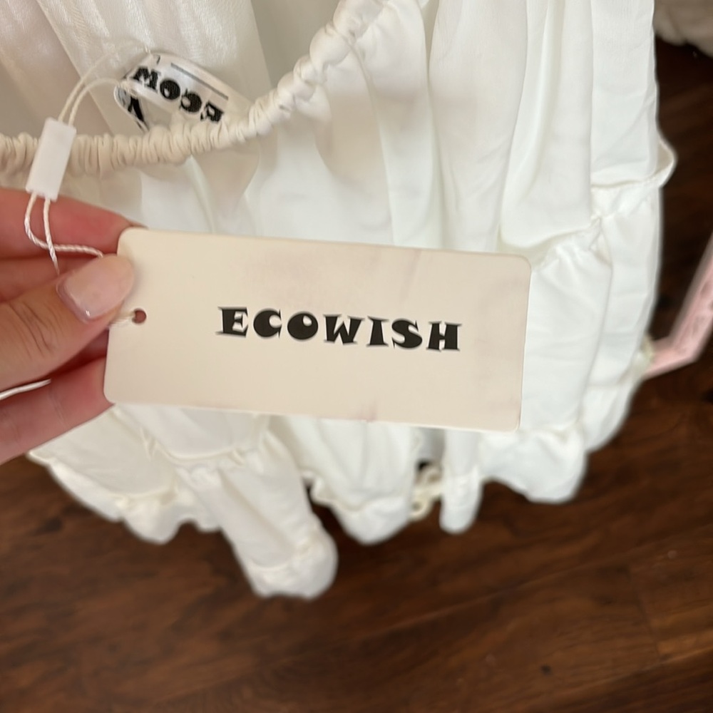 NWT! White Summer Dress - Picture 7 of 7
